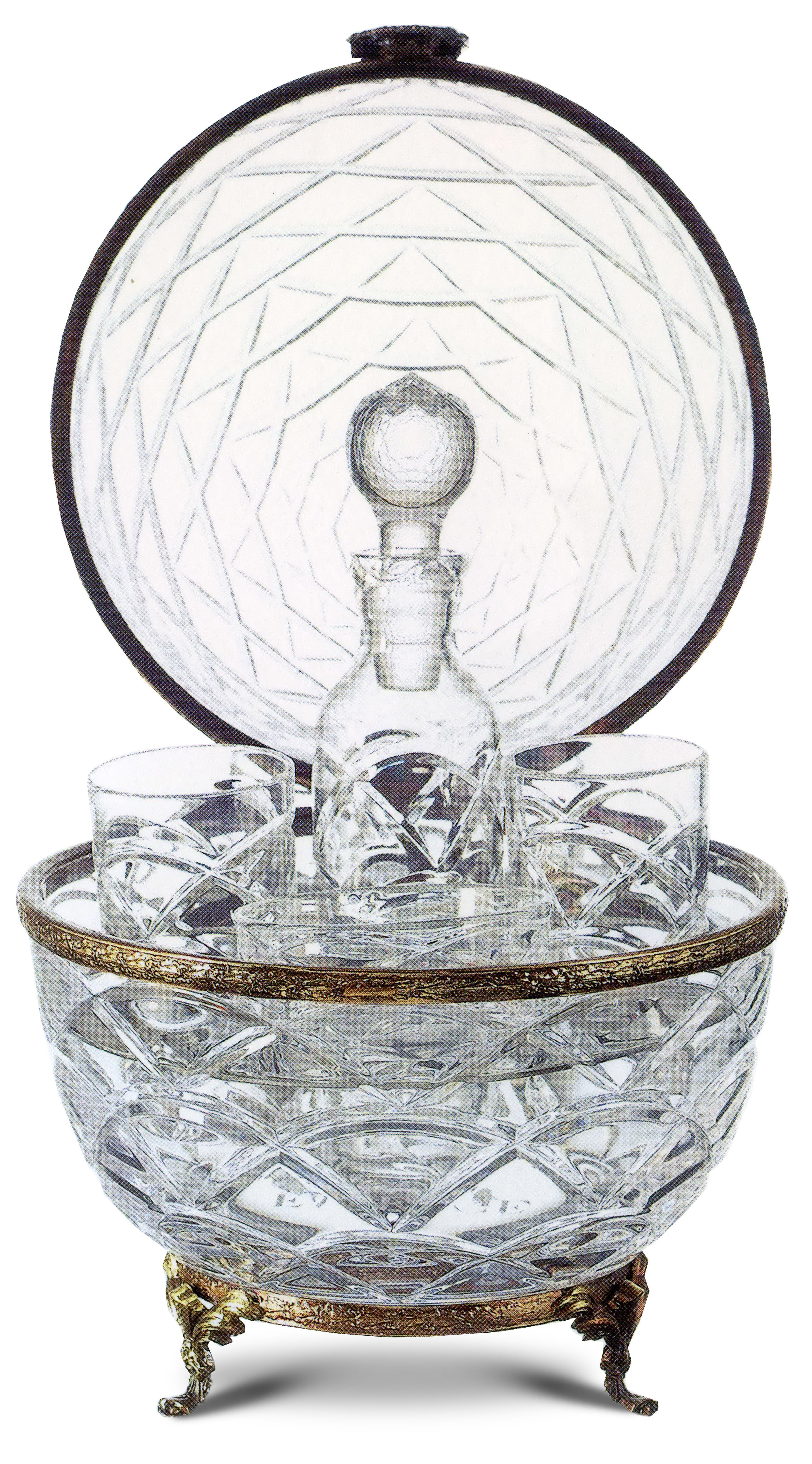 Глобус-бар на 2 персоны FABERGE