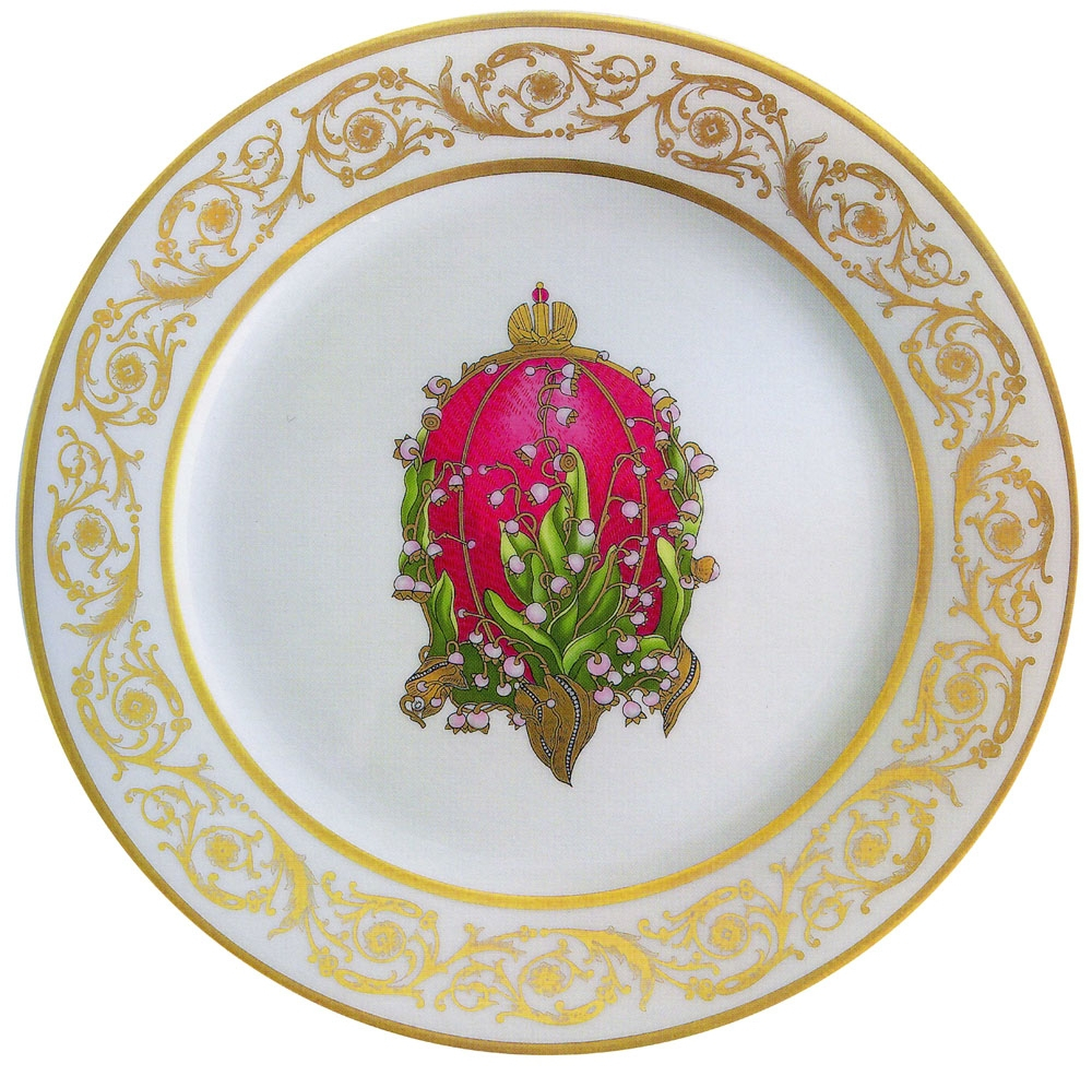 Подарочная тарелка FABERGE