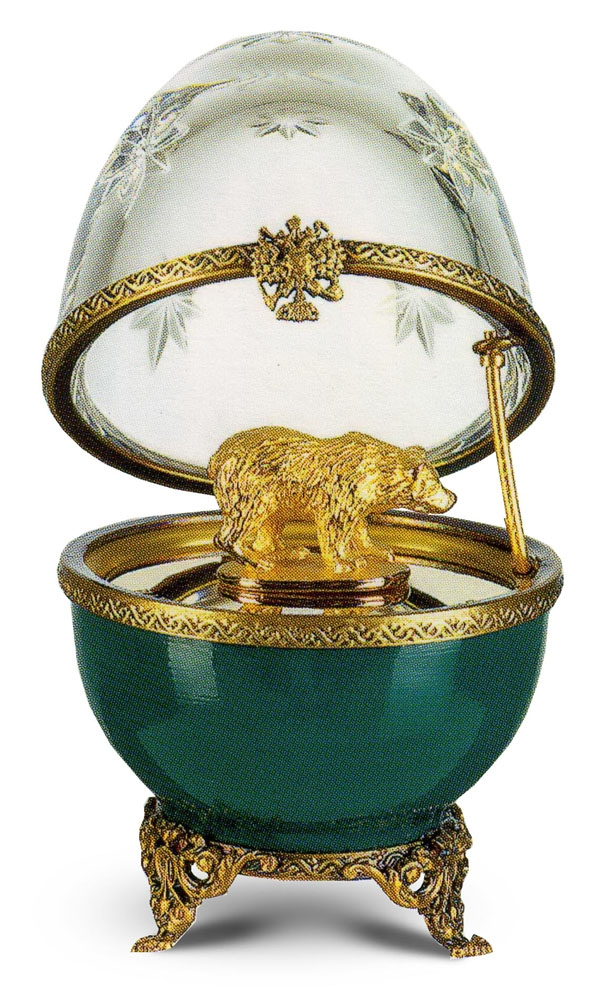 Яйцо "Медведь Гризли" FABERGE