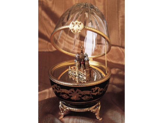Яйцо музыкальное "Собор Василия Блаженного" FABERGE
