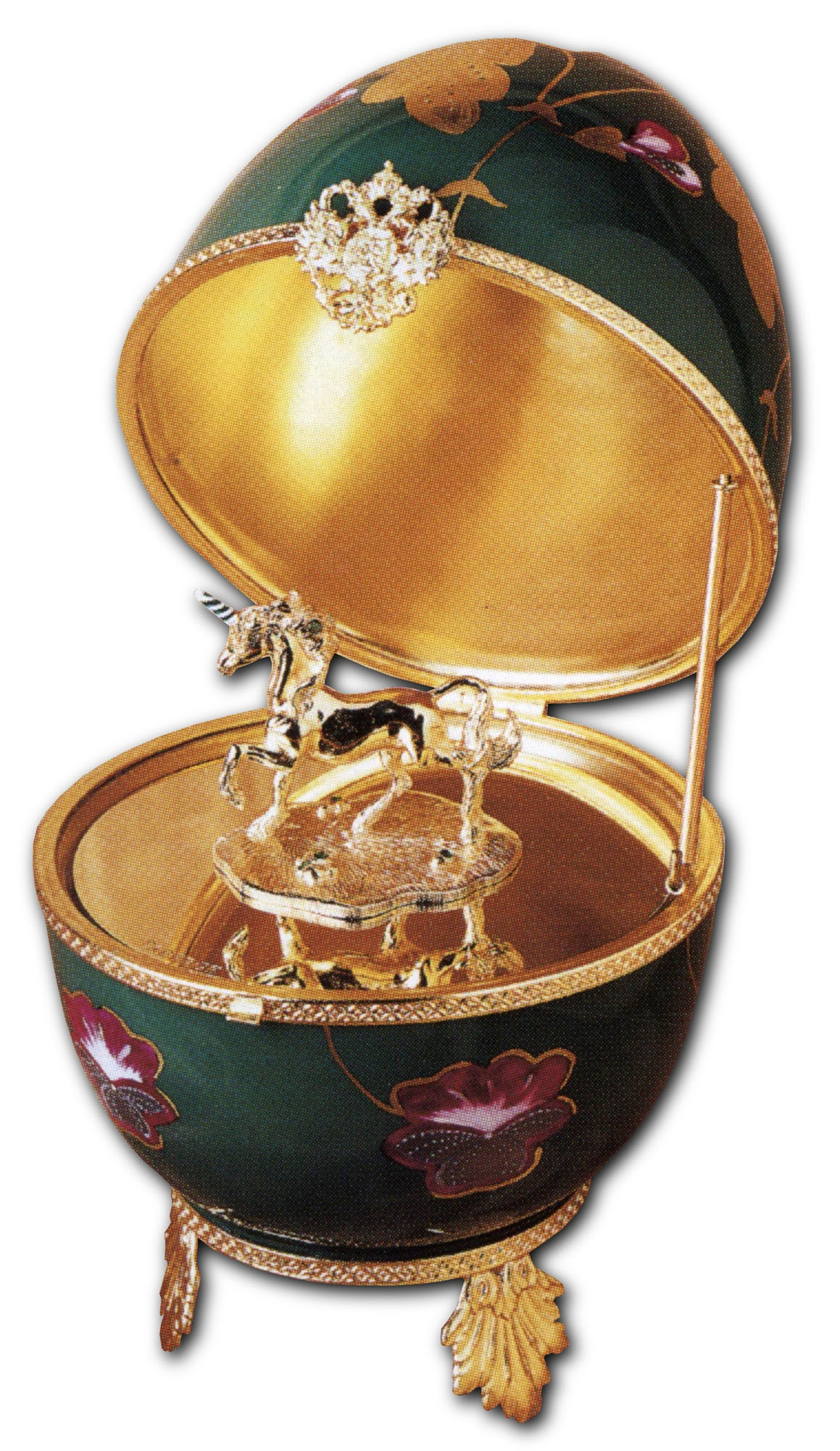 Яйцо музыкальное "Единорог" FABERGE