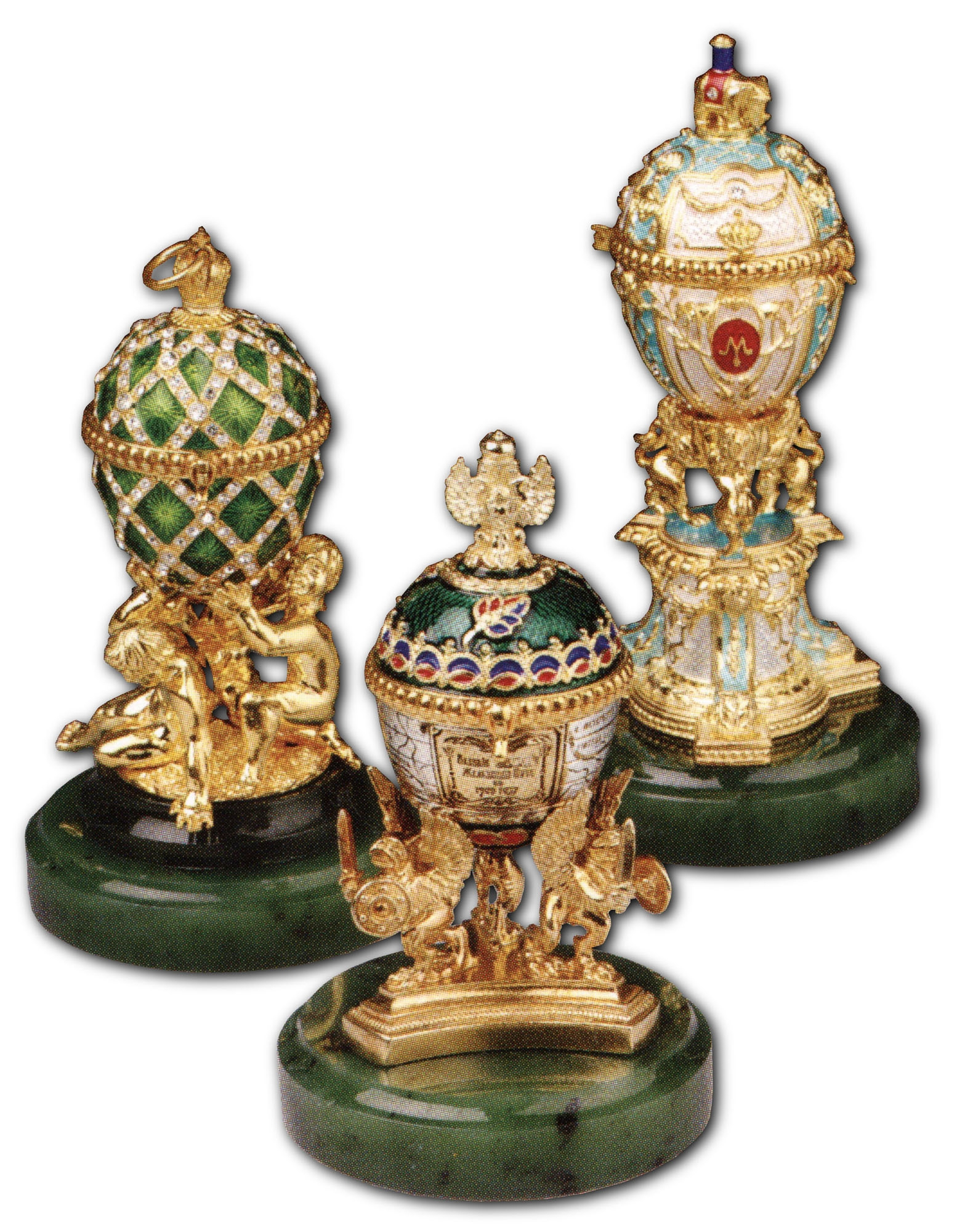 Яйцо "Samson and Lion" FABERGE