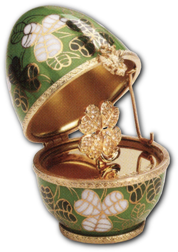 Яйцо "Клевер"  FABERGE