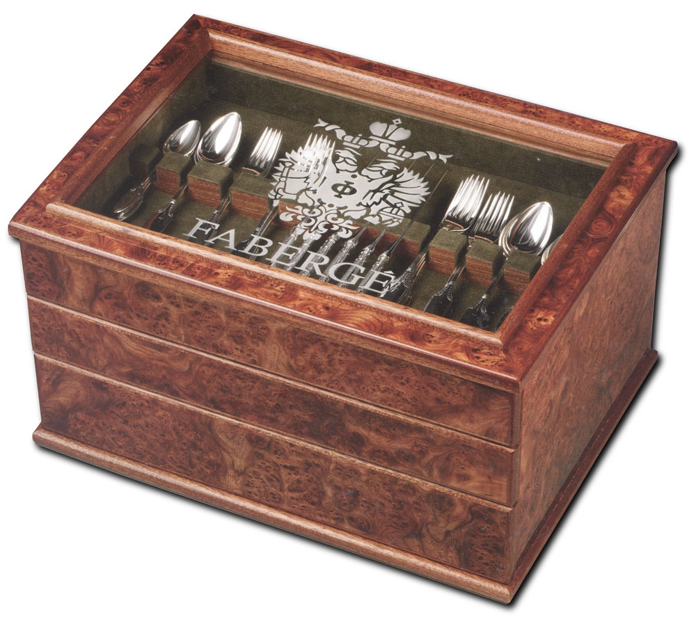 Шкатулка для столового серебра  FABERGE
