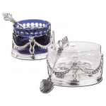 Солонка овальная с ложкой FABERGE