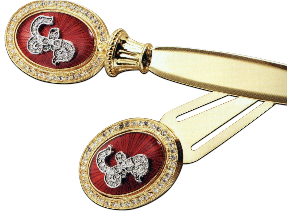 Нож для писем "Monogram" FABERGE