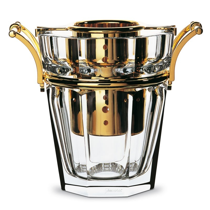 Ведро для шампанского с золотым декором "Harcourt" Baccarat