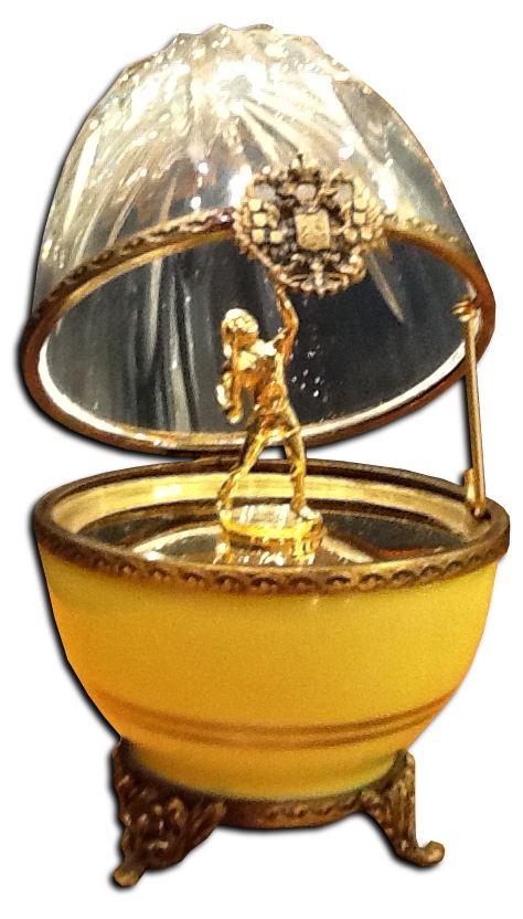 Яйцо "Игра в теннис"  FABERGE