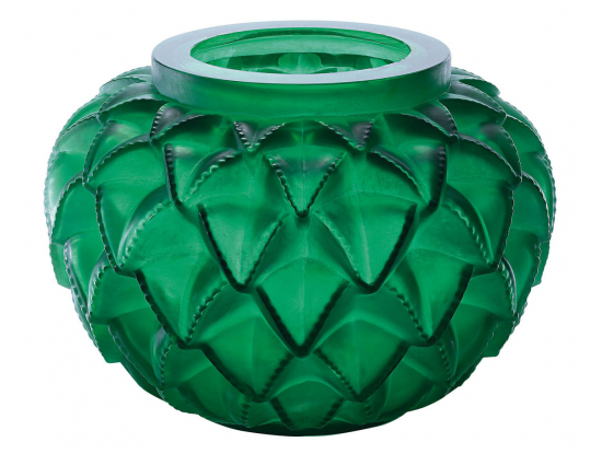 Ваза для цветов зелёная средняя "Languedoc" LALIQUE
