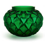 Ваза для цветов зелёная средняя "Languedoc" LALIQUE