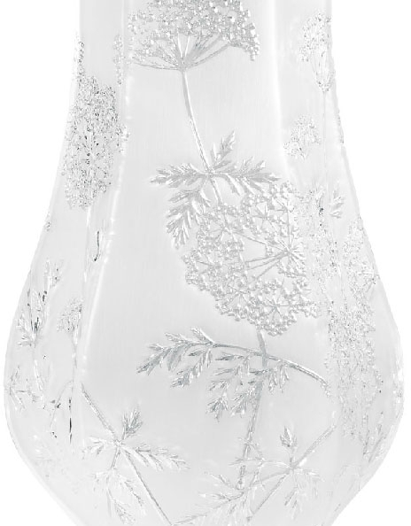 Ваза для цветов белая "Ombelles" LALIQUE