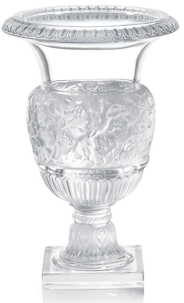 Ваза для цветов прозрачная "Versailles" LALIQUE