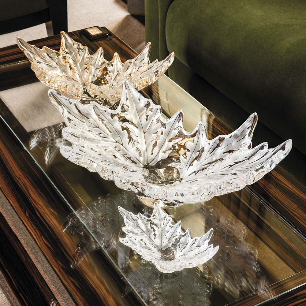Ваза для фруктов "Champs-Elysees" золотая LALIQUE