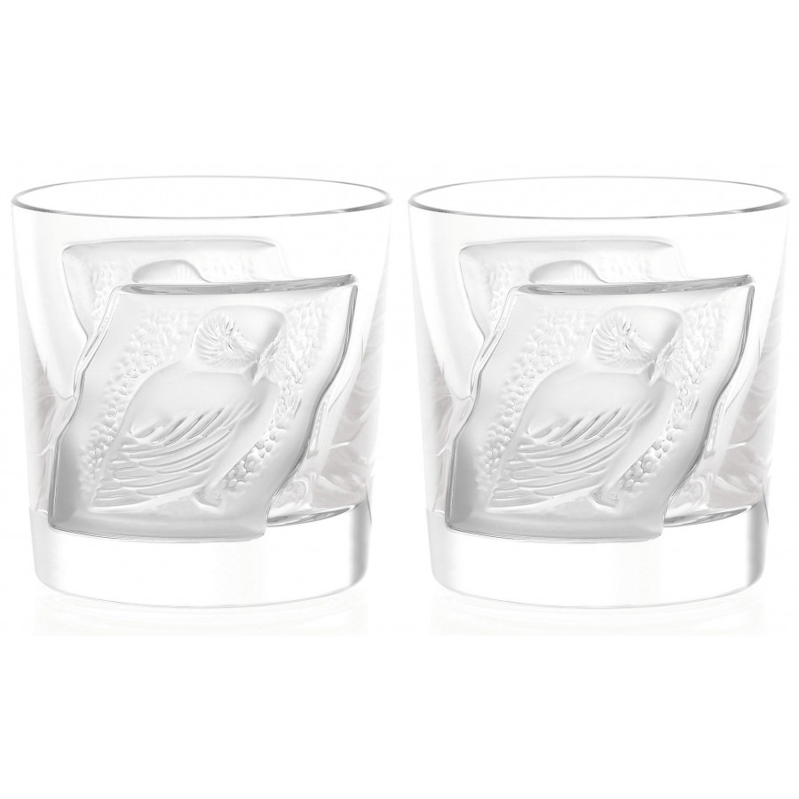 Набор из 2-х стаканов для виски "Owl" LALIQUE