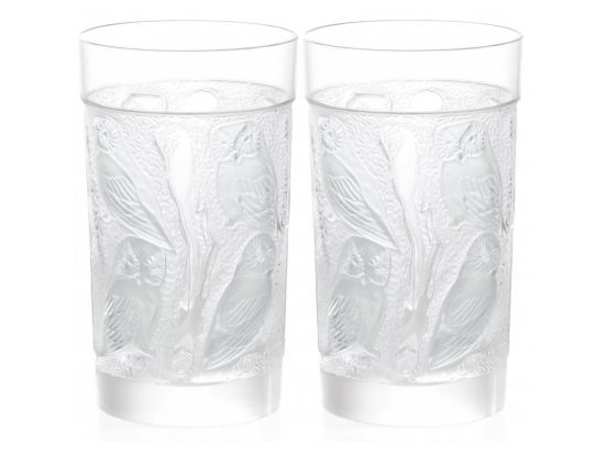 Набор из 2-х стаканов для сока "Owl" LALIQUE