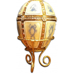 Яйцо "10 панелей с лебедем" FABERGE