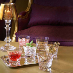 Подсвечник золотой "Our Fire Harcourt" Baccarat