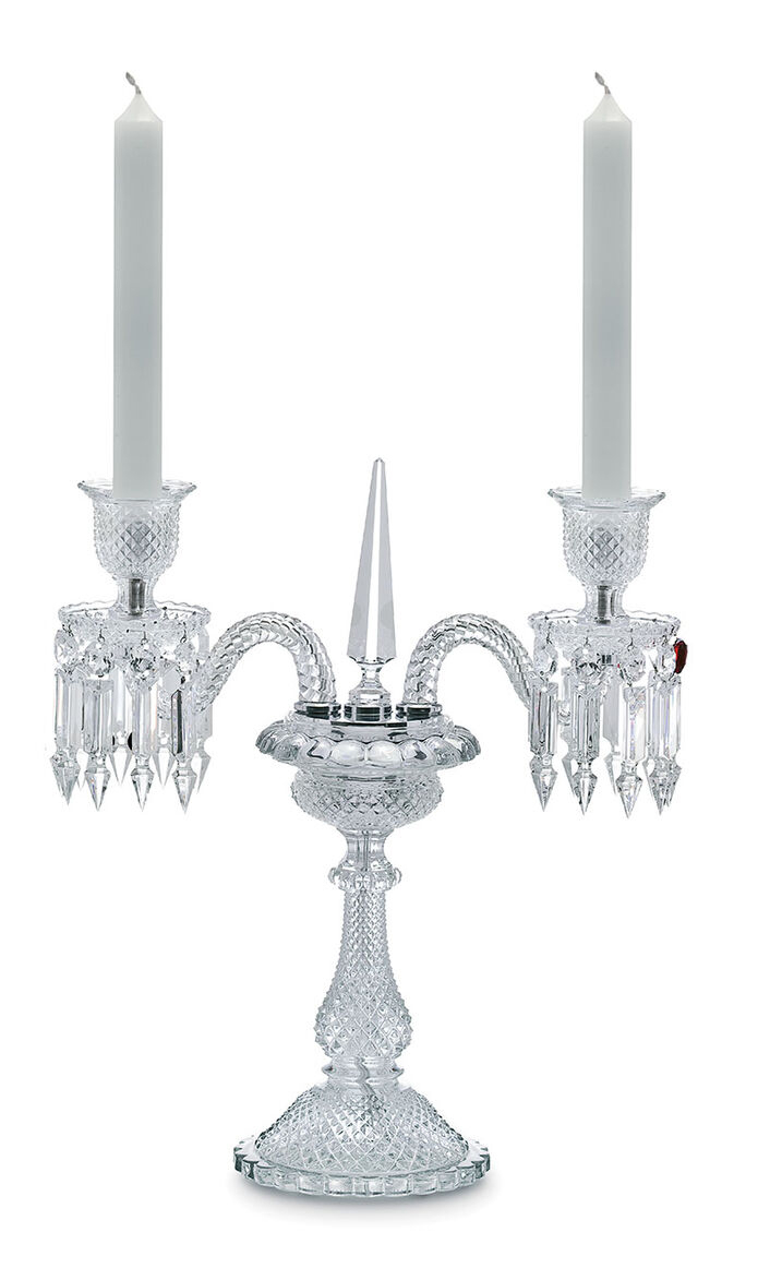 Подсвечник на 2 свечи прозрачный "Zenith" Baccarat