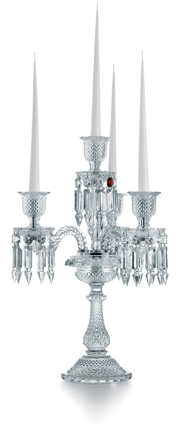 Подсвечник на 4 свечи прозрачный "Zenith" Baccarat