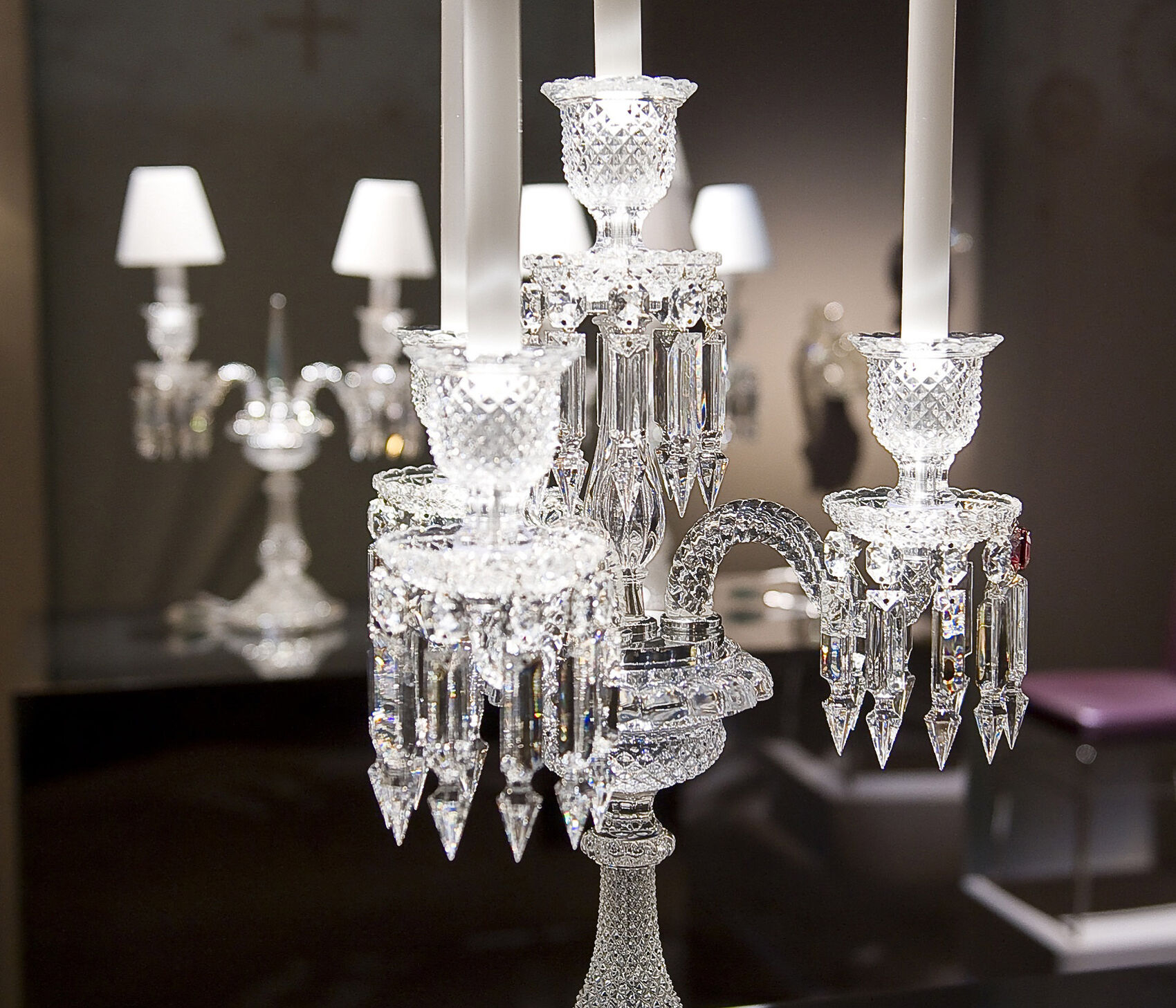 Подсвечник на 4 свечи прозрачный "Zenith" Baccarat