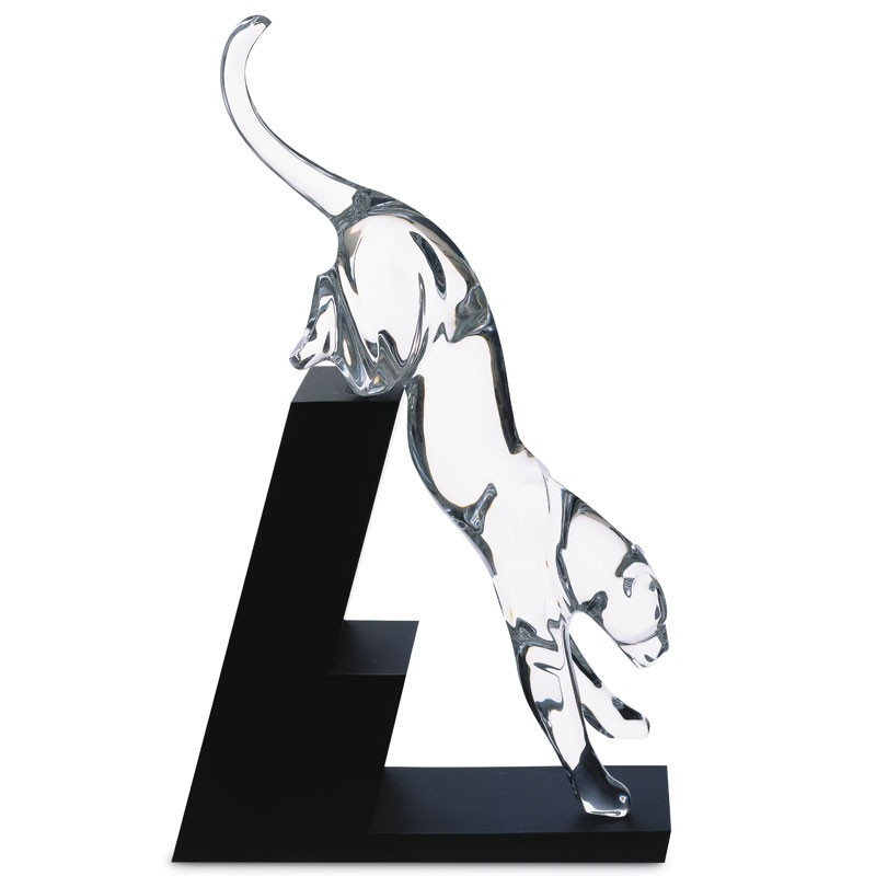 Статуэтка пантера прозрачная "Panther" Baccarat