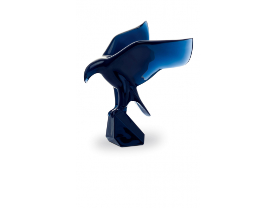 Статуэтка орёл синий "Aigle Midnight" Baccarat