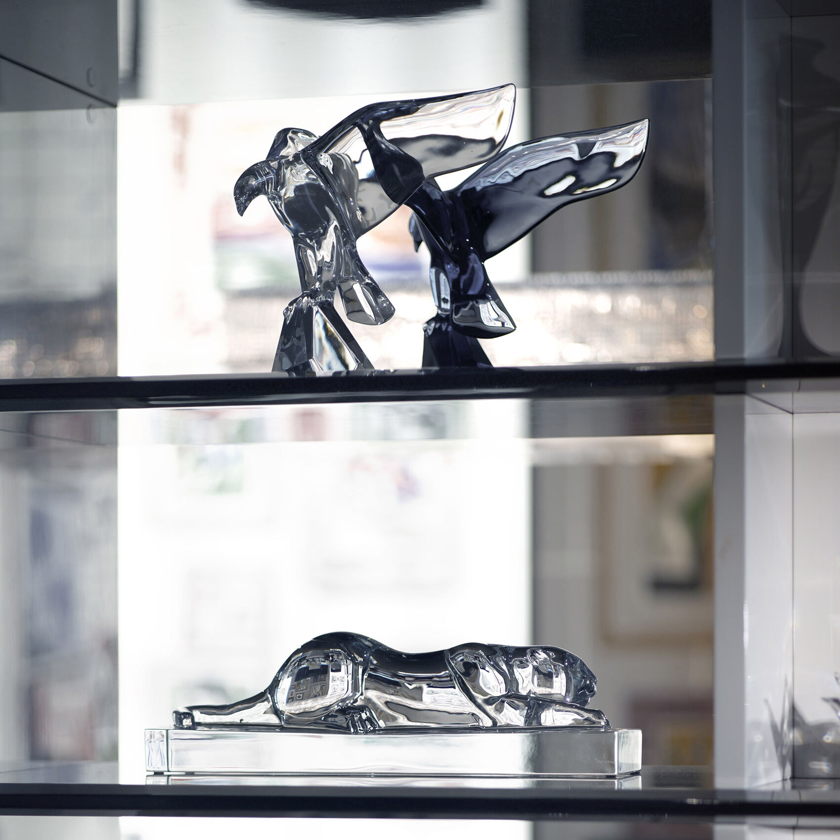 Статуэтка орёл синий "Aigle Midnight" Baccarat