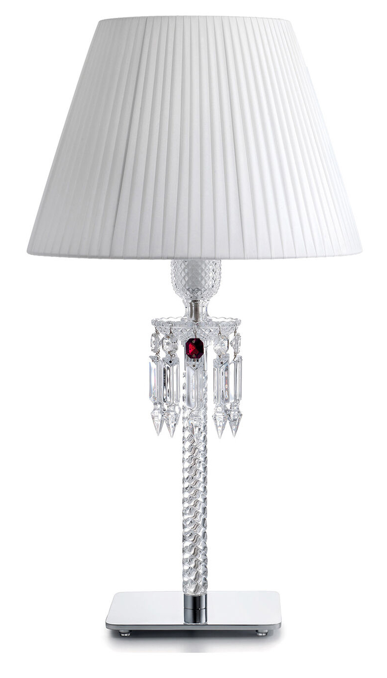 Лампа настольная белая "Torch" Baccarat