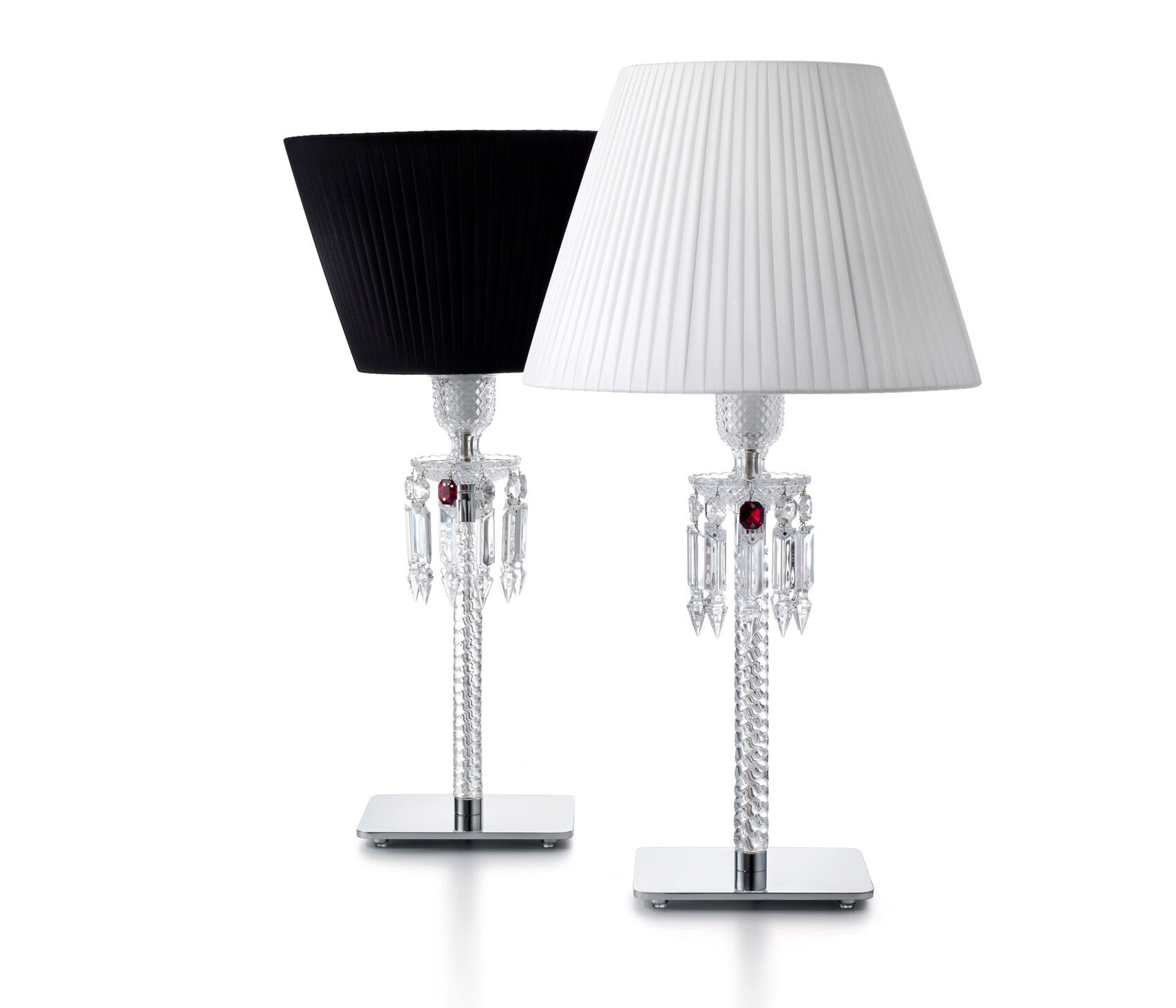 Лампа настольная белая "Torch" Baccarat