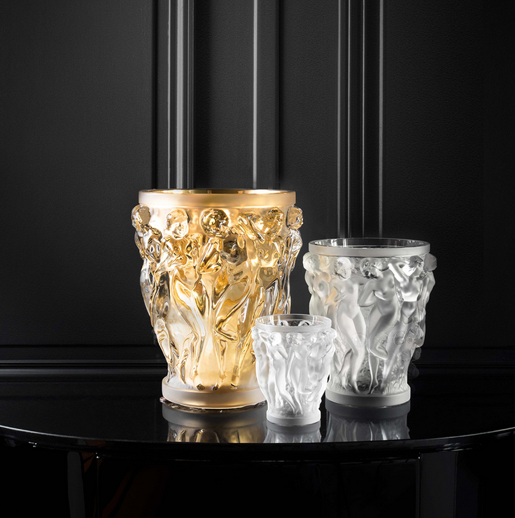 Ваза для цветов прозрачная "Bacchantes" Lalique