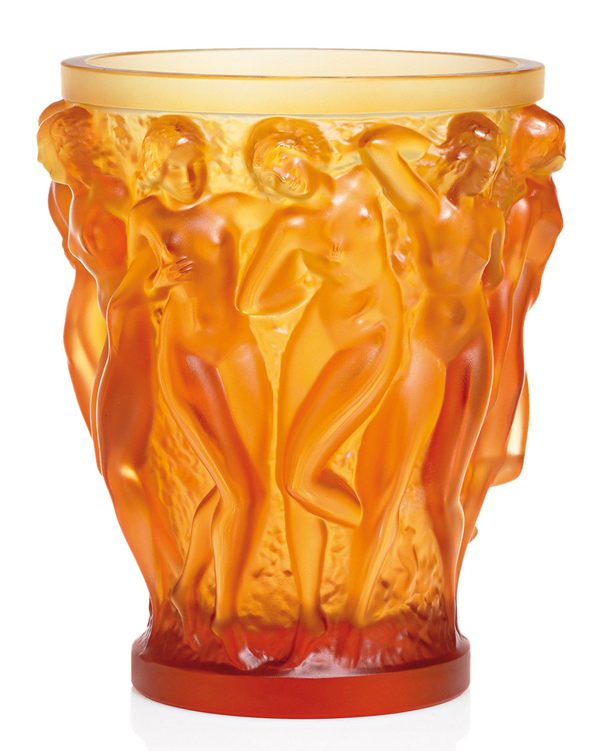 Ваза для цветов коричневая "Bacchantes" Lalique