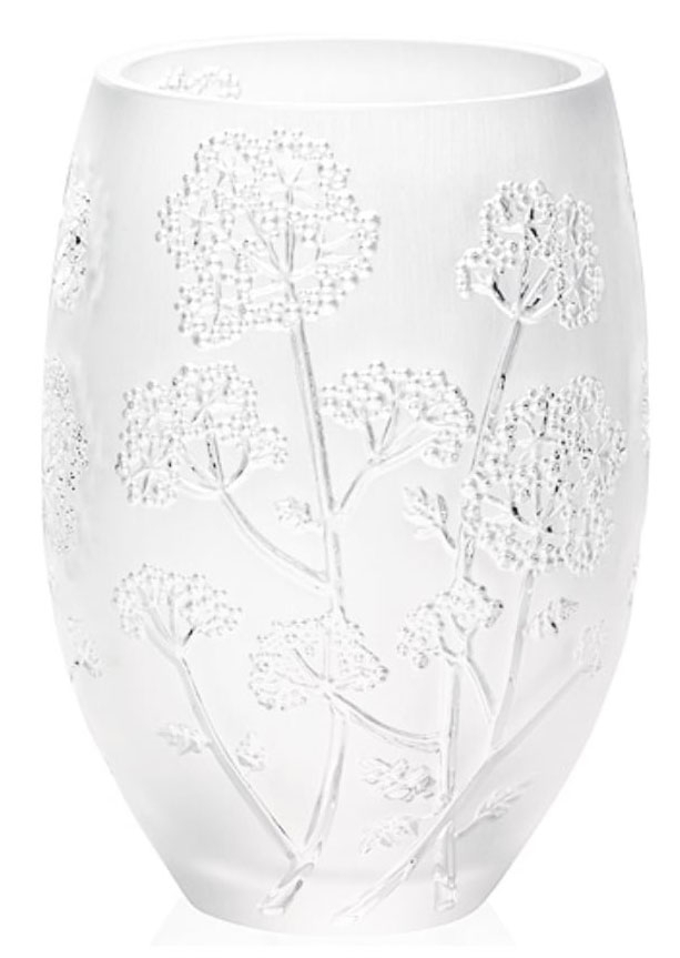 Ваза для цветов прозрачная "Ombelles" Lalique