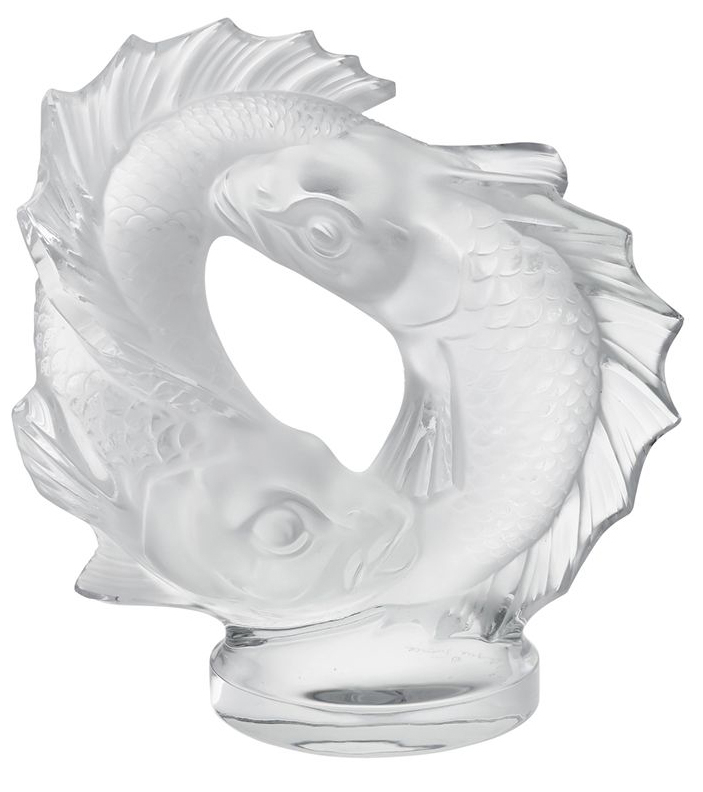 Статуэтка "Две рыбки" Lalique