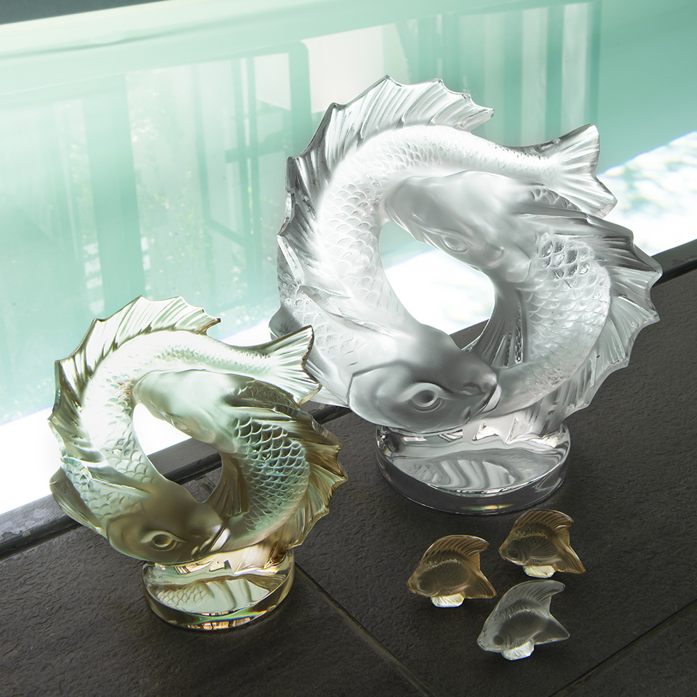 Статуэтка "Две рыбки" Lalique