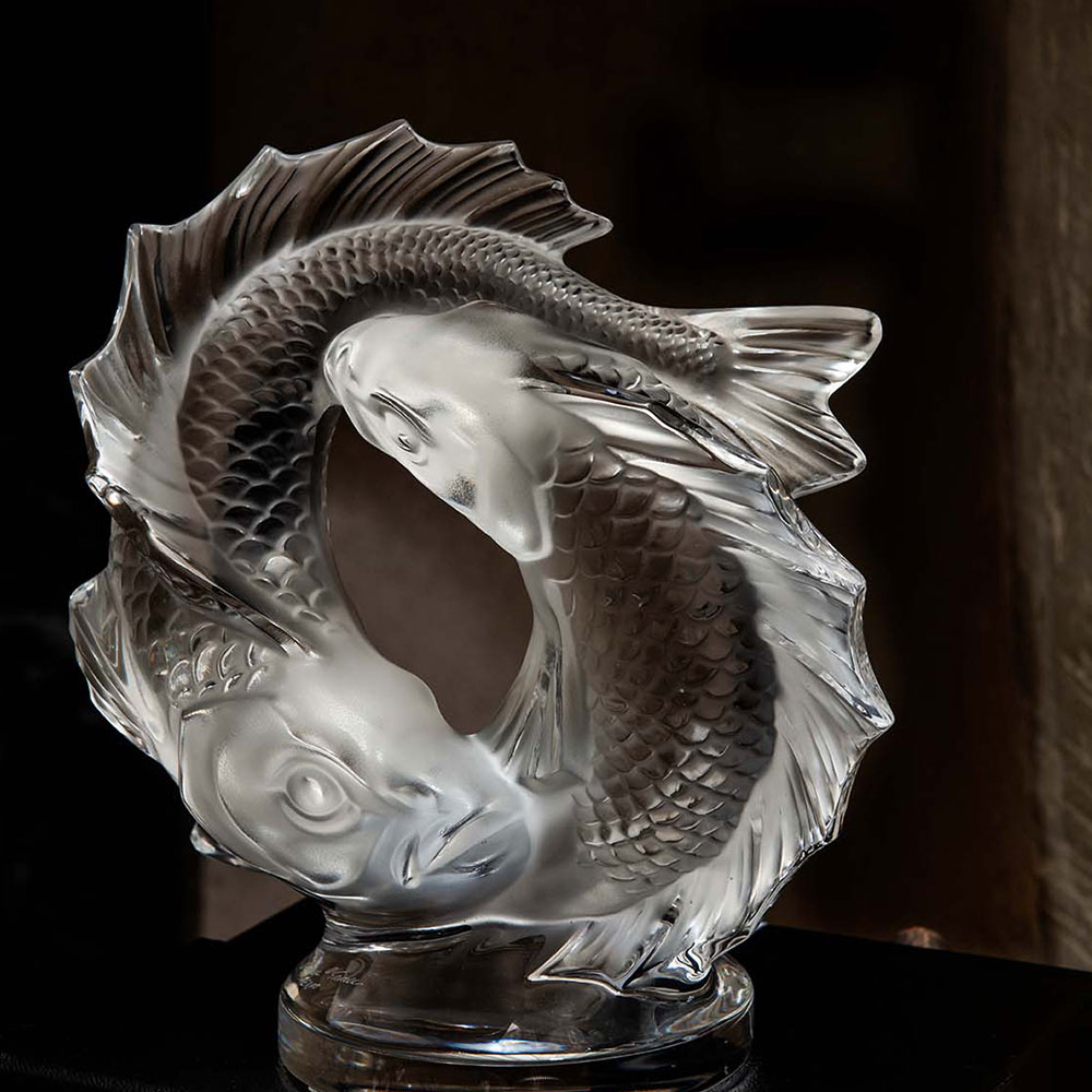 Статуэтка "Две рыбки" Lalique
