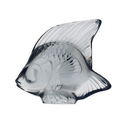 Статуэтка "Рыбка" серая Lalique