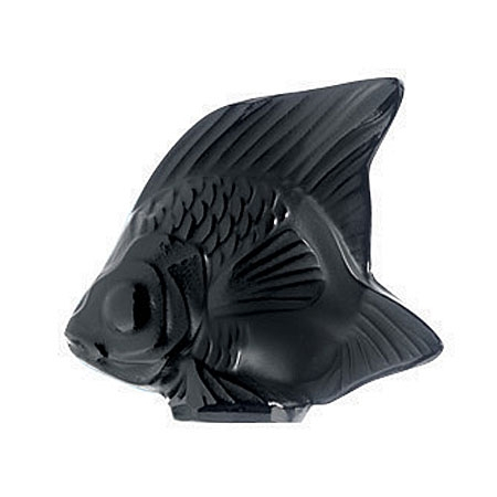 Статуэтка "Рыбка" черная Lalique