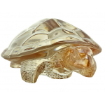 Статуэтка "Черепаха Caroline" золотая Lalique