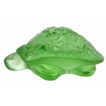 Статуэтка "Черепаха" зеленая Lalique