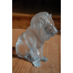 Статуэтка "Лев Bamara" прозрачный Lalique