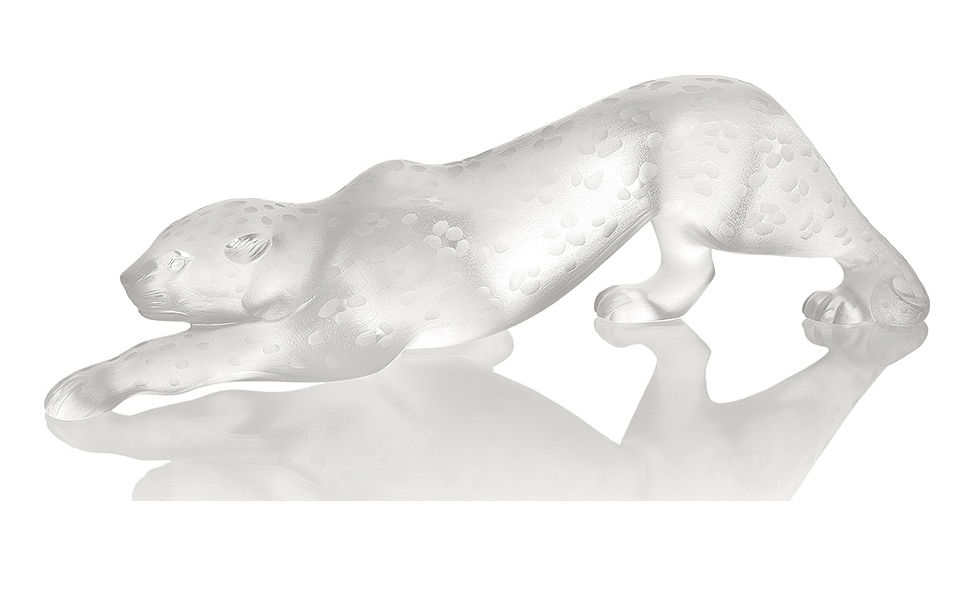 Статуэтка "Пантера Zeila" прозрачная Lalique - Лимитированная коллекция
