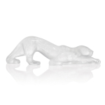 Статуэтка "Пантера Zeila" прозрачная большая Lalique
