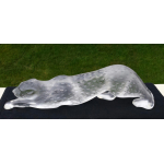 Статуэтка "Пантера Zeila" прозрачная большая Lalique