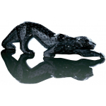 Статуэтка "Пантера Zeila" чёрная большая Lalique