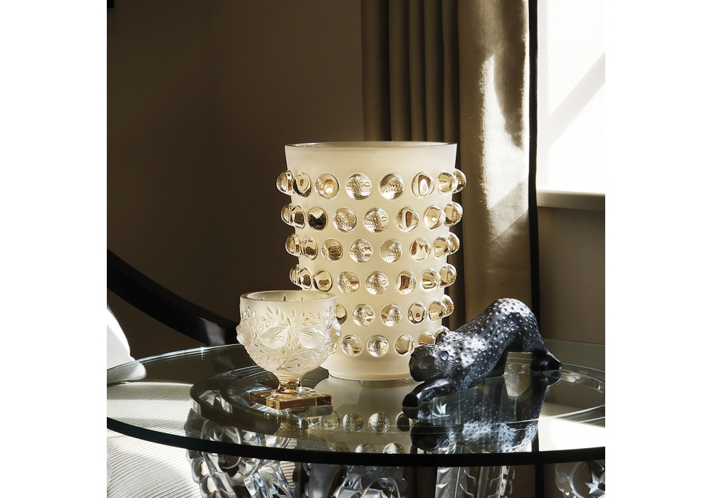 Статуэтка "Пантера Zeila" чёрная большая Lalique