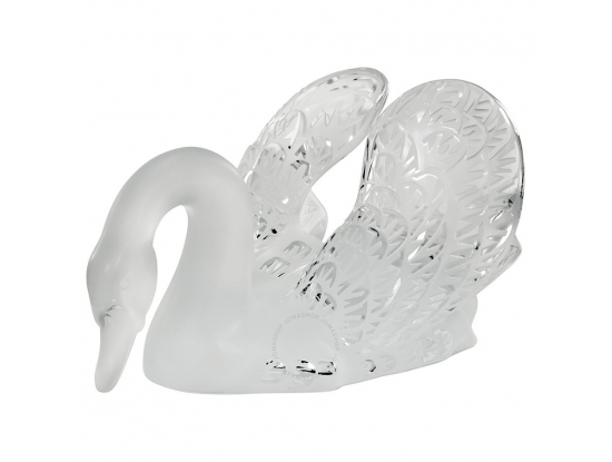 Статуэтка "Лебедь" с головой вниз прозрачный Lalique
