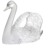 Статуэтка "Лебедь" с головой вверх прозрачный Lalique