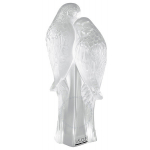 Статуэтка "Два попугая" прозрачная Lalique