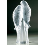 Статуэтка "Два попугая" прозрачная Lalique