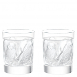 Набор из 2-х стаканов для виски "Owl" Lalique